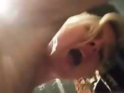 cougar penetrates bathroom