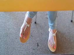 asian feet public