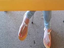 asian feet public