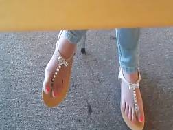 asian feet public