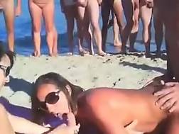 swinger couples banging beach
