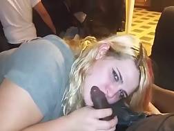 chubby blond licks blow