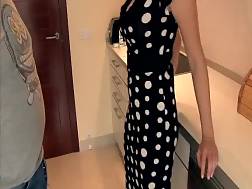 creampie pussy kitchen