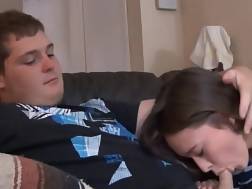 teen darkhaired riding penis