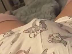 snatch myself cum panties