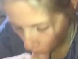 blonde blows thick shaft