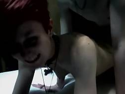 pale tattooed redhead teen