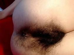hairy backside rectal play