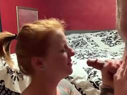 redheaded licks shaved penis