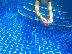 panties snatch public pool