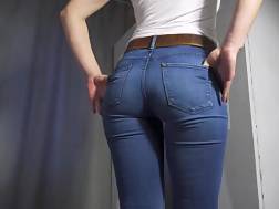 teen butt jeans tease