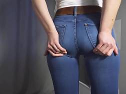 teen butt jeans tease