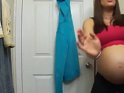 pregnant tease belly