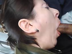 wifey blowing boner car