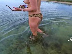 penetrated milf beach jizz