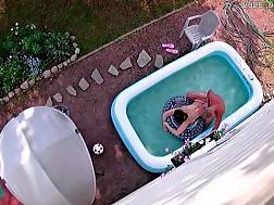 caught couple pool