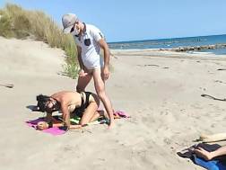 milf drilling public beach
