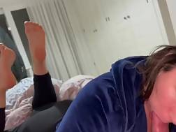 footjob suck milk