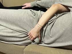 handjob teen stepsister