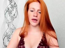 ginger webcam smoking show
