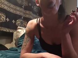 smoking teasing cigarette domination