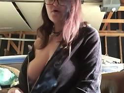 boobed smoking flashing boobs