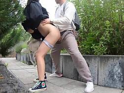 interracial couple penetrates public