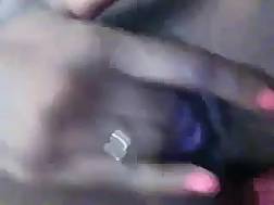 fingering bald black pussy
