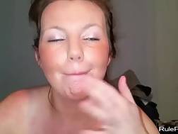 wife pov blowing cum