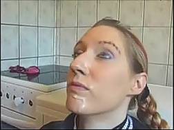 blond young kitchen blowing