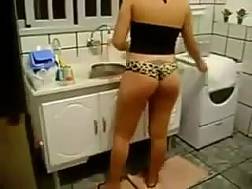 housewife showing big ass