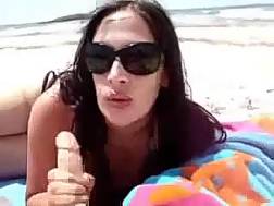 vacation blowjob darkhaired
