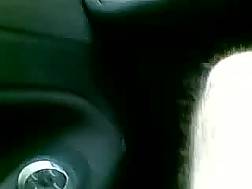 coed blowing shaft car