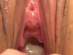oriental play creampied cunt
