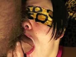 blindfolded housewife sucking dick