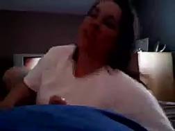 white darkhaired fat blowing