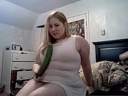 lighthaired big cucumber eat