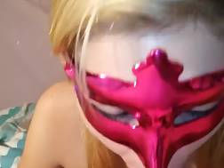 pink mask looks sexy