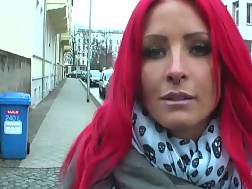 redhaired street banged