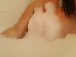 bubble bath natural tits