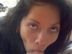 hispanic teases dick sucking