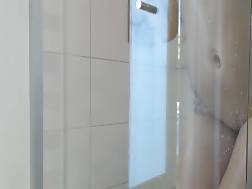 shaving pussy shower