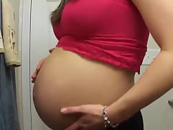 pregnant tease belly
