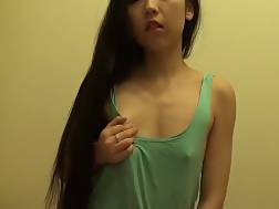 long haired skinny asian