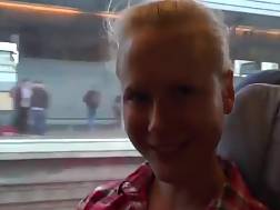 blond sucked train