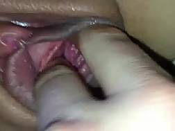 closeup fingerfucking pussy