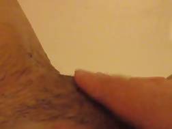 solo finger unshaved pussy