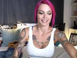 tattooed webcam shower show