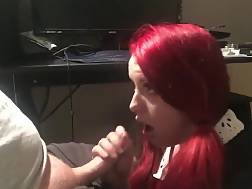 redhead teen sub sucking