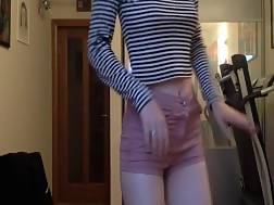 teen teasing butt